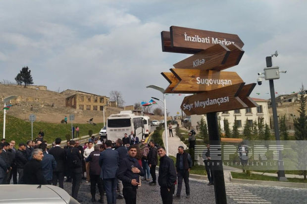 İlk mərhələdə köçürülən ailələr Talış kəndinə çatıblar